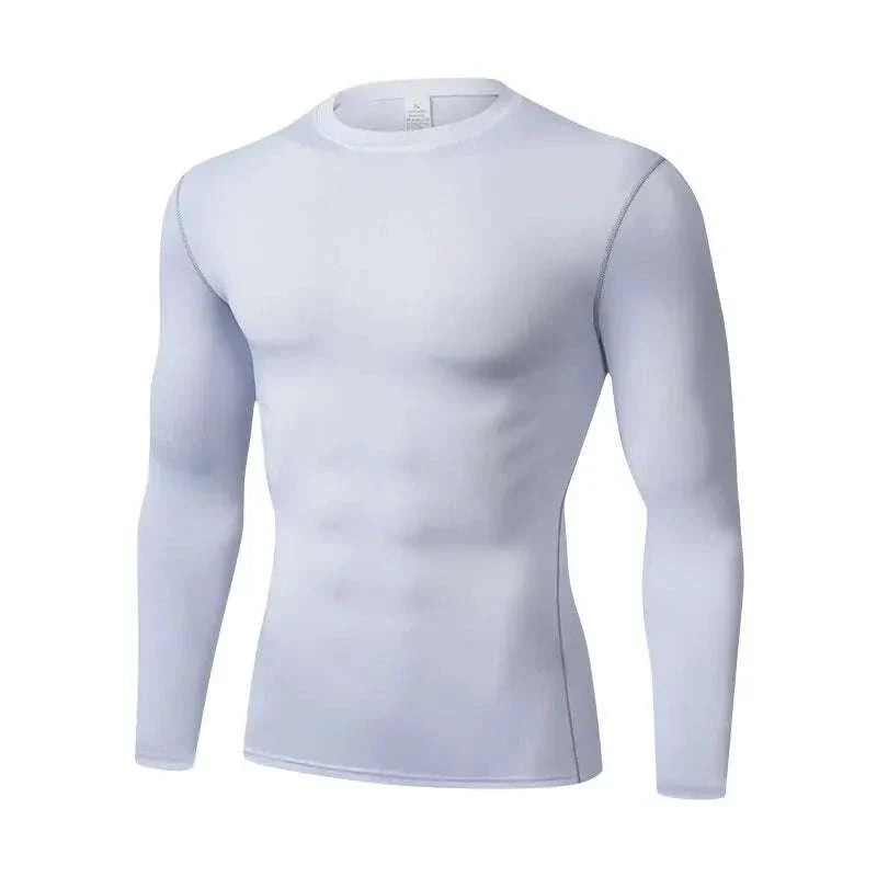 High Elasticity Sport Shirt in white, designed for flexibility, durability, and breathability, perfect for athletes and fitness enthusiasts.