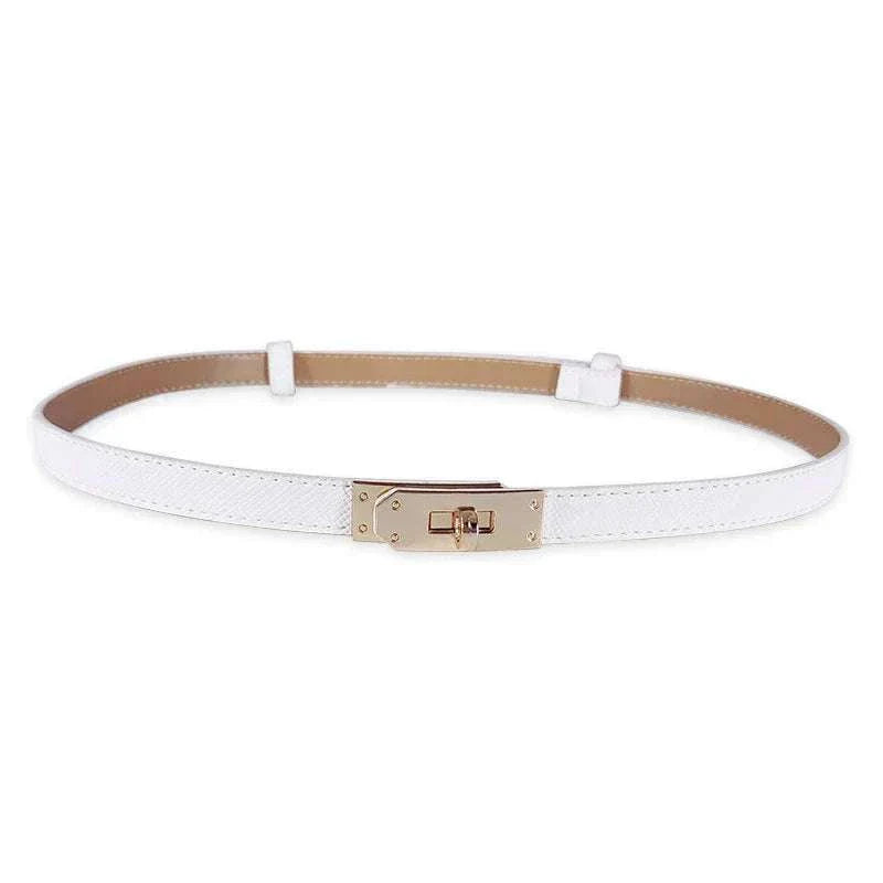 Luxury Corset Belt with gold clasp in premium materials.