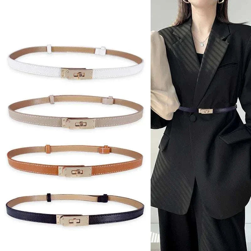 Luxury Corset Belt showcasing elegant design and premium materials in assorted colors.