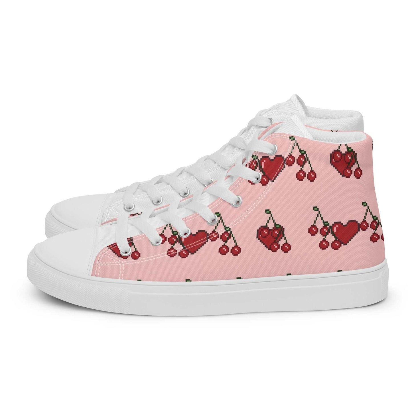 high top canvas shoes
