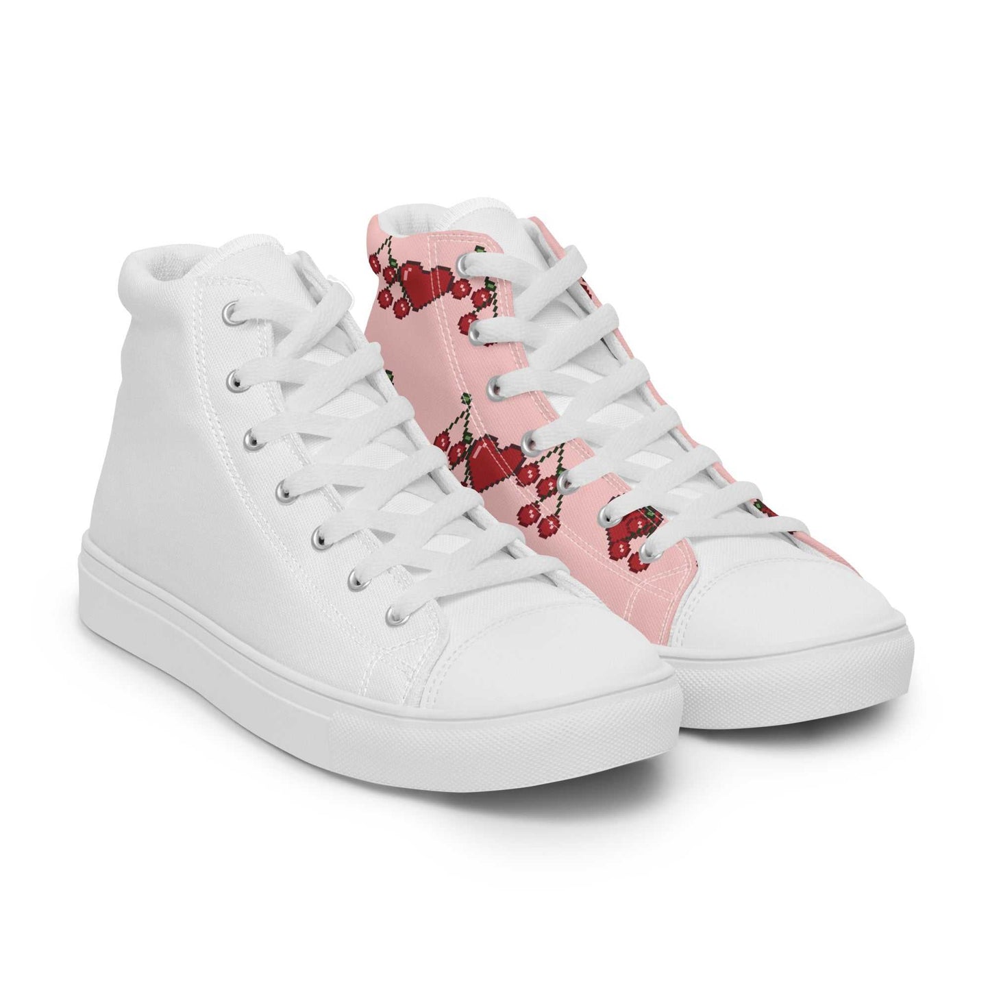 high top canvas shoes