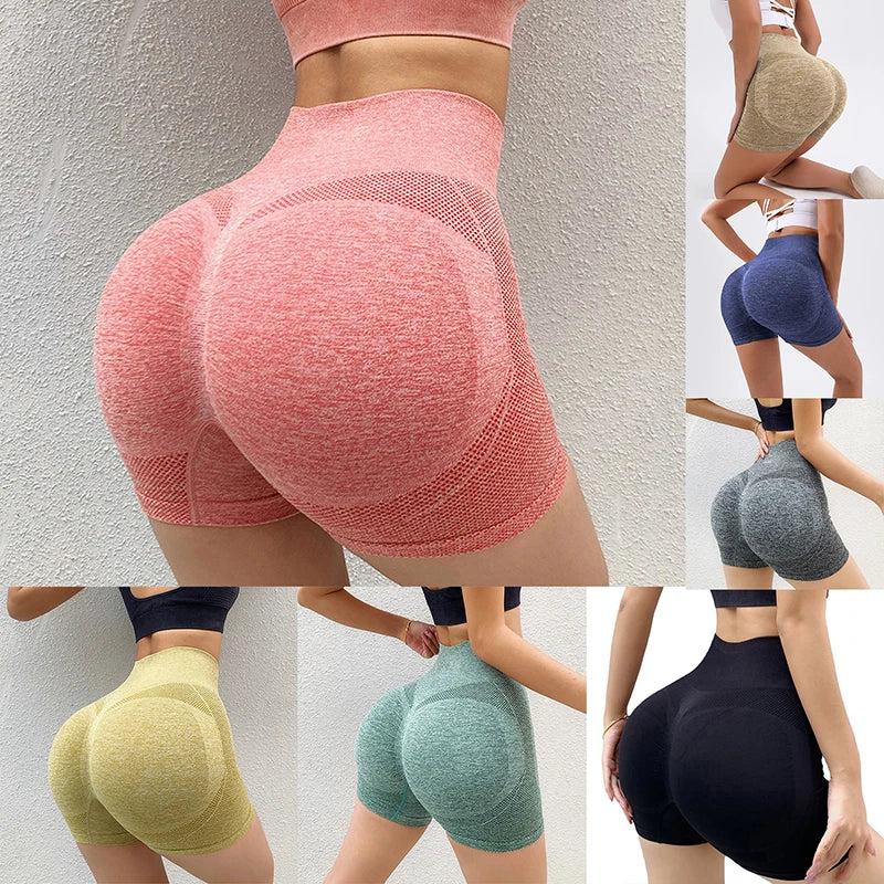 Women's High-Waist Gym Shorts