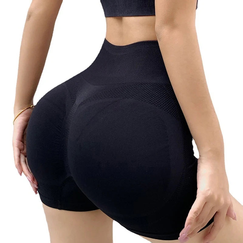Women's High-Waist Gym Shorts