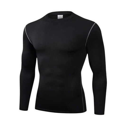High Elasticity Sport Shirt in black, designed for flexibility and comfort with ultra-stretch fabric.