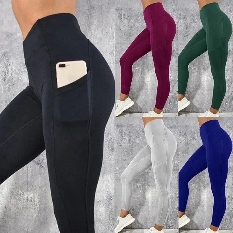 Women's High-Waist Pocket Leggings