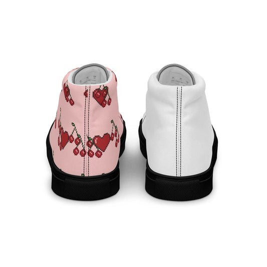high top canvas shoes