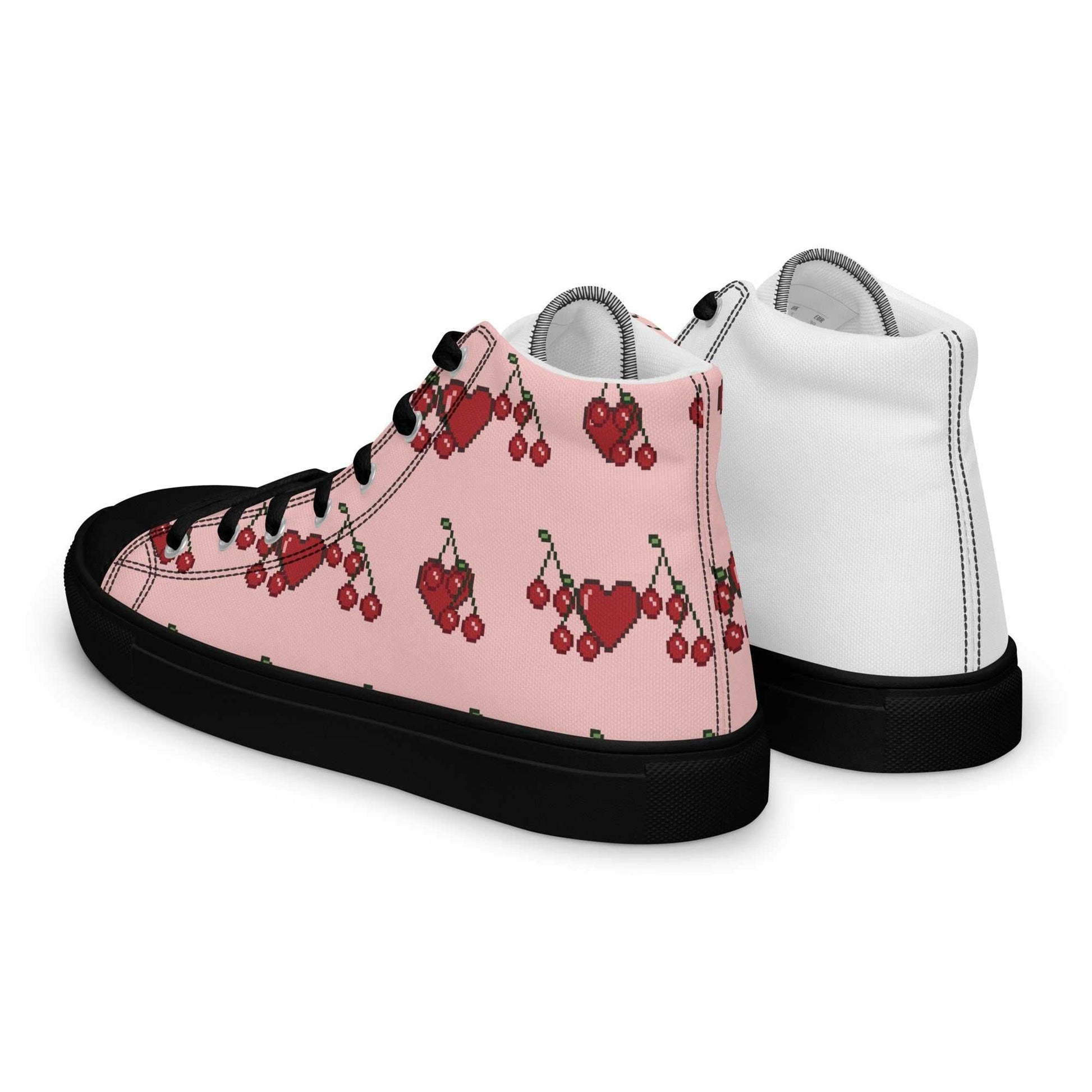 high top canvas shoes