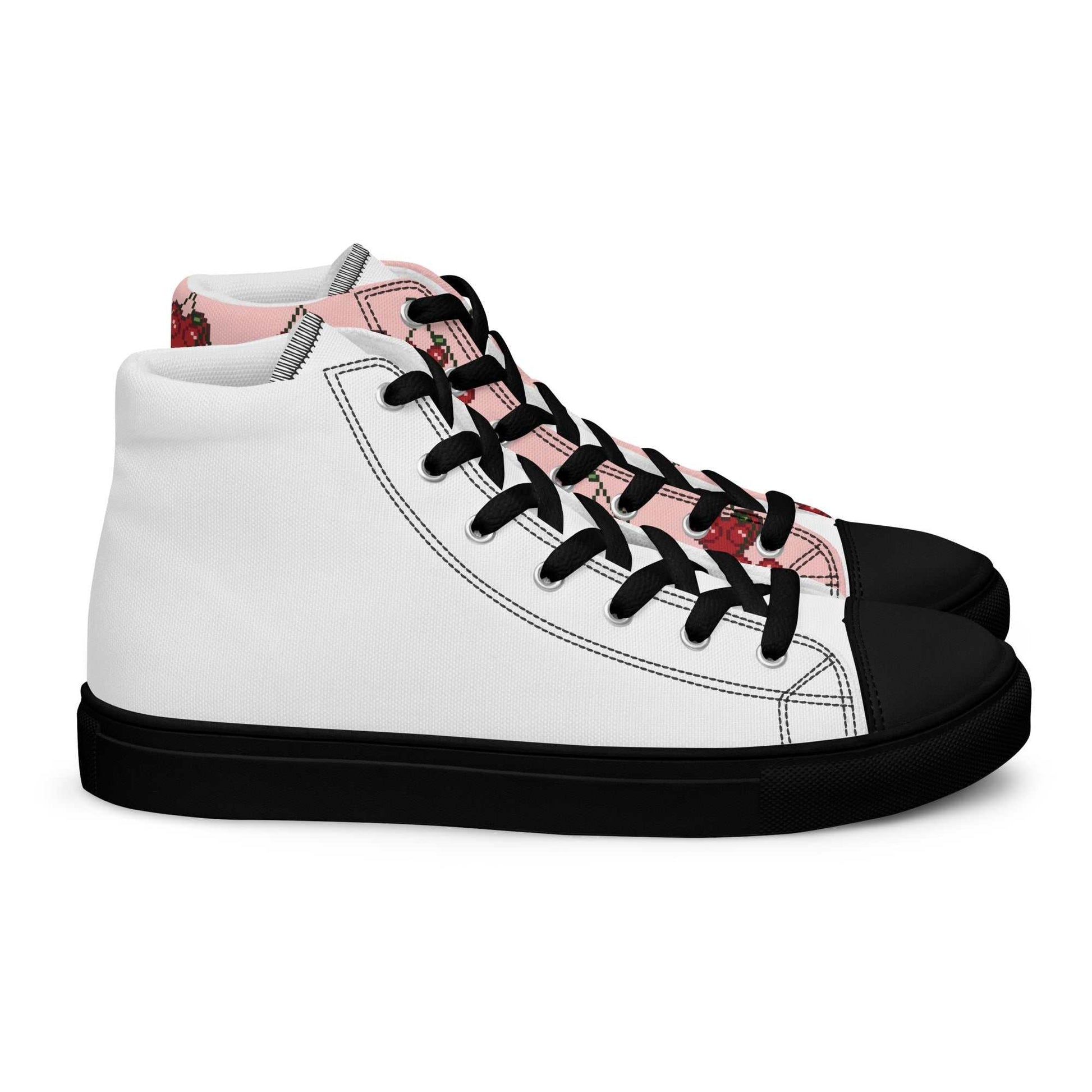 high top canvas shoes