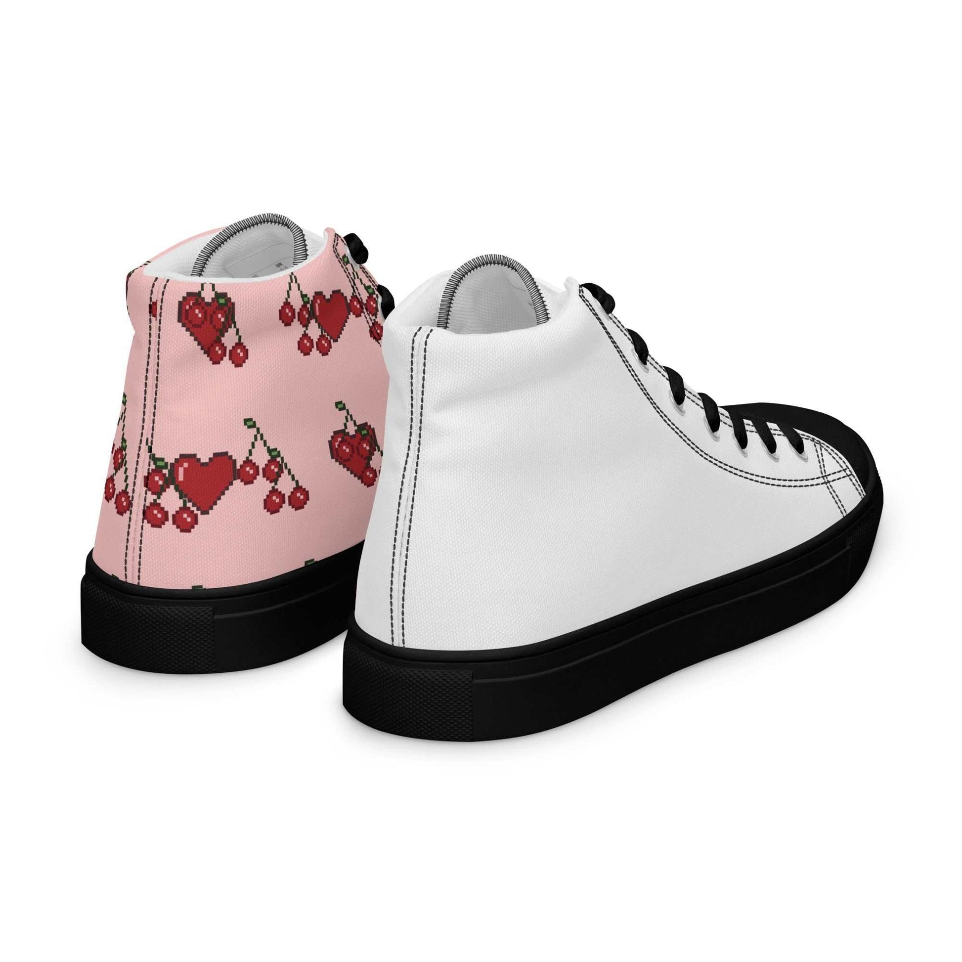 high top canvas shoes