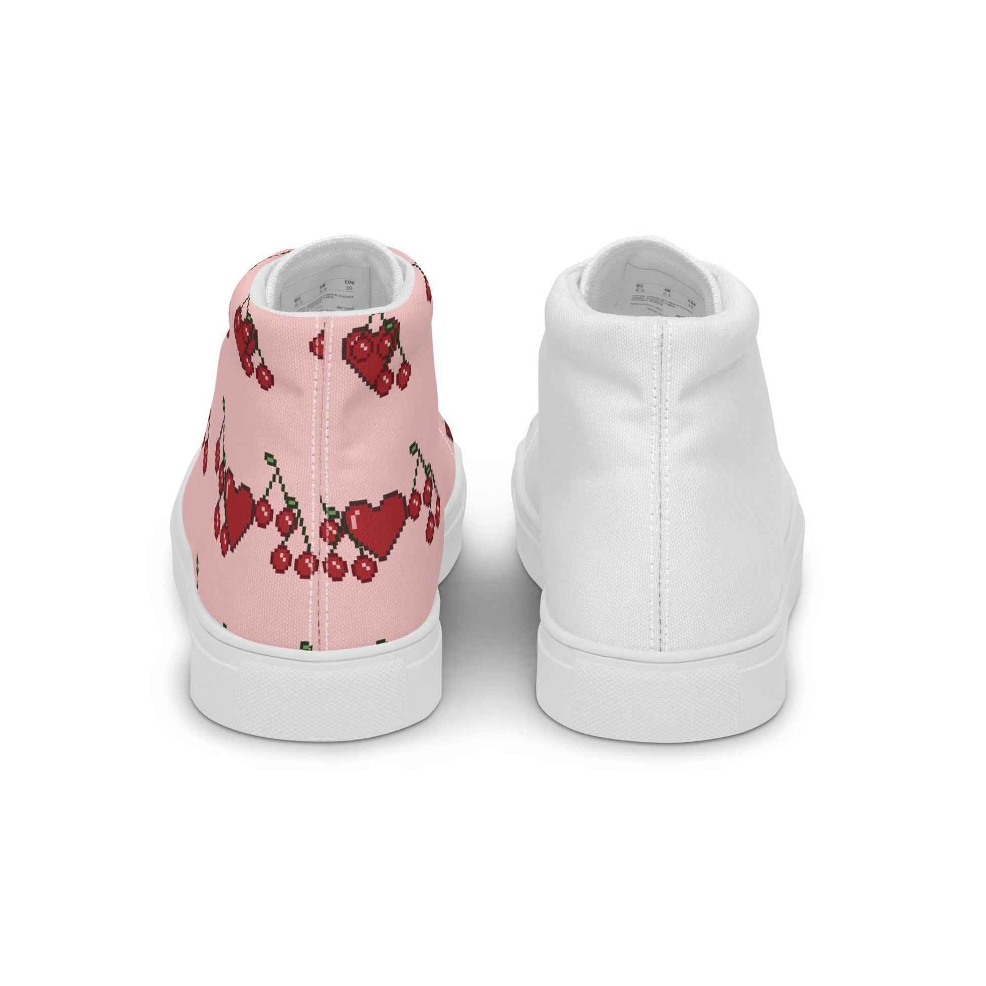 high top canvas shoes