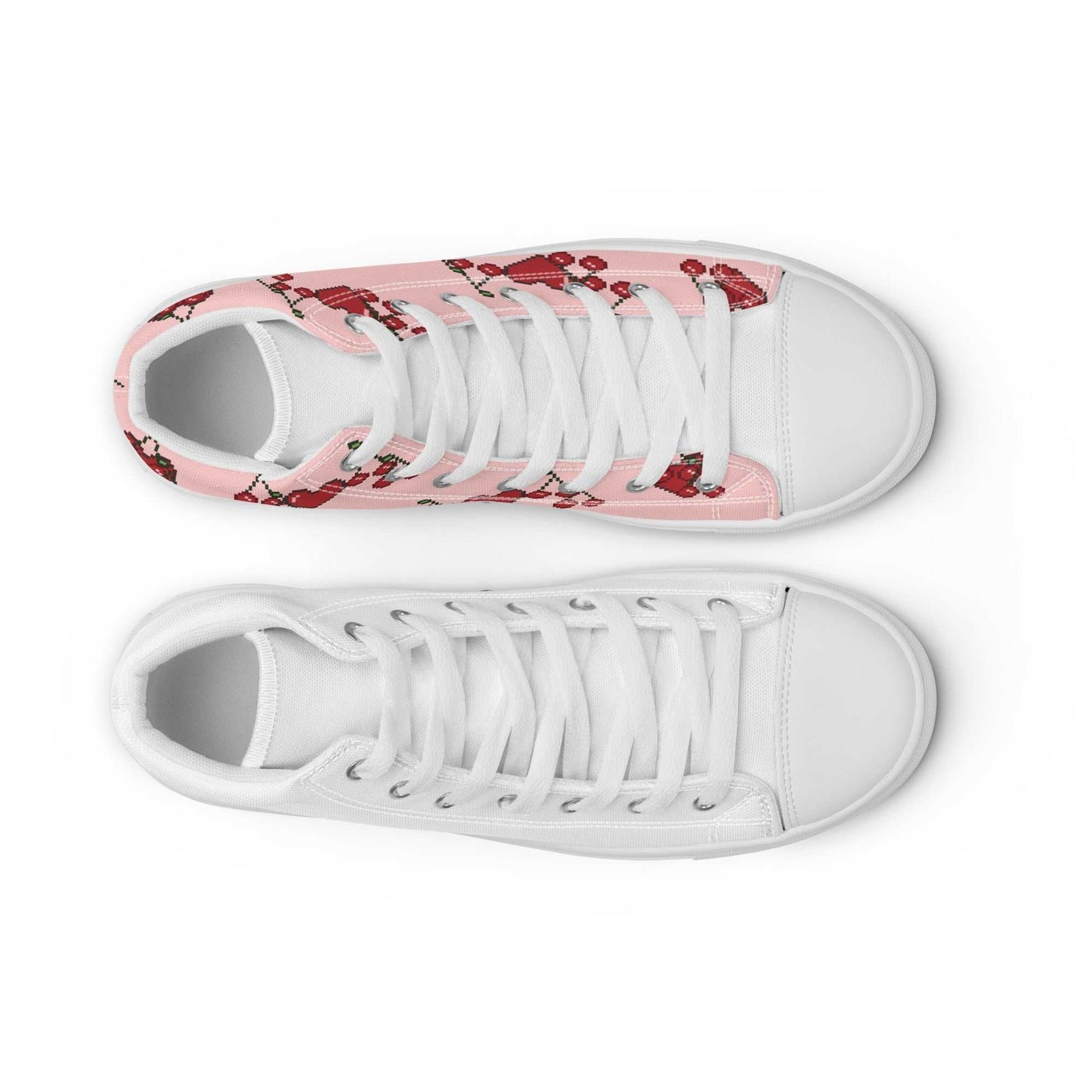 high top canvas shoes