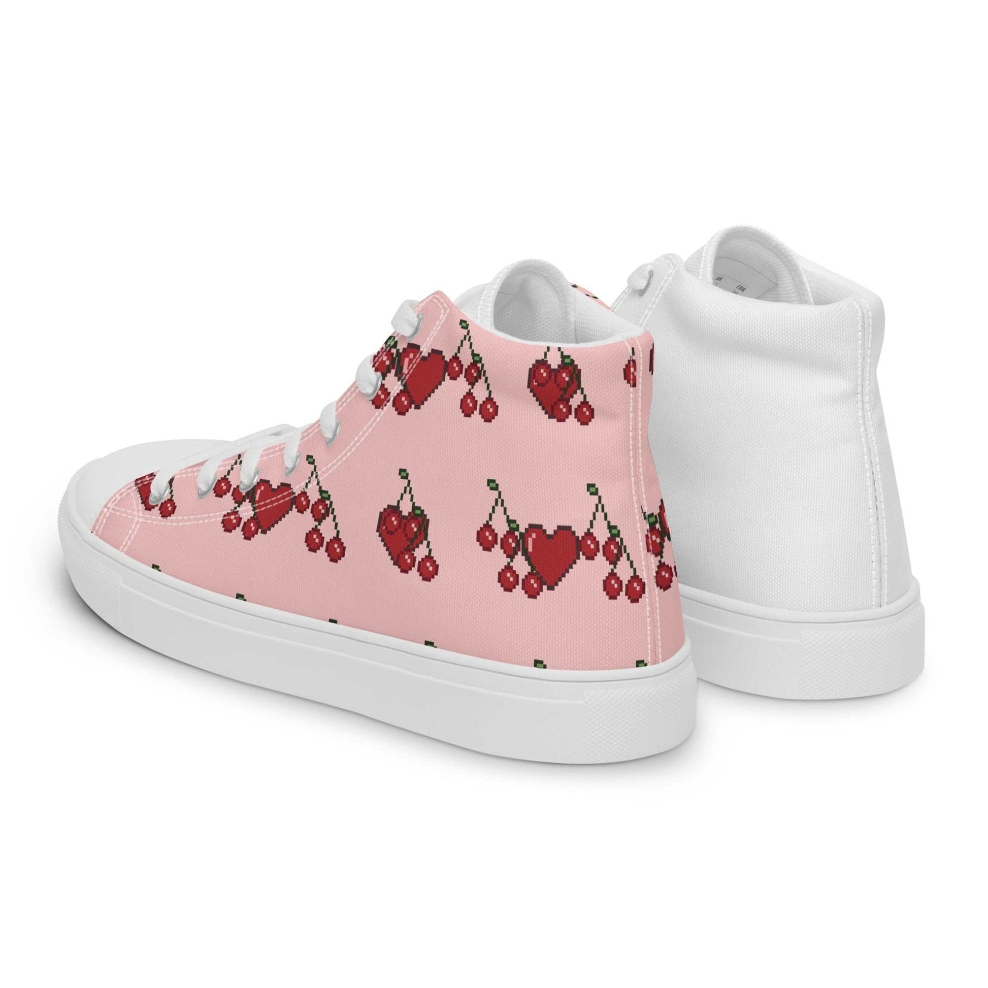 high top canvas shoes