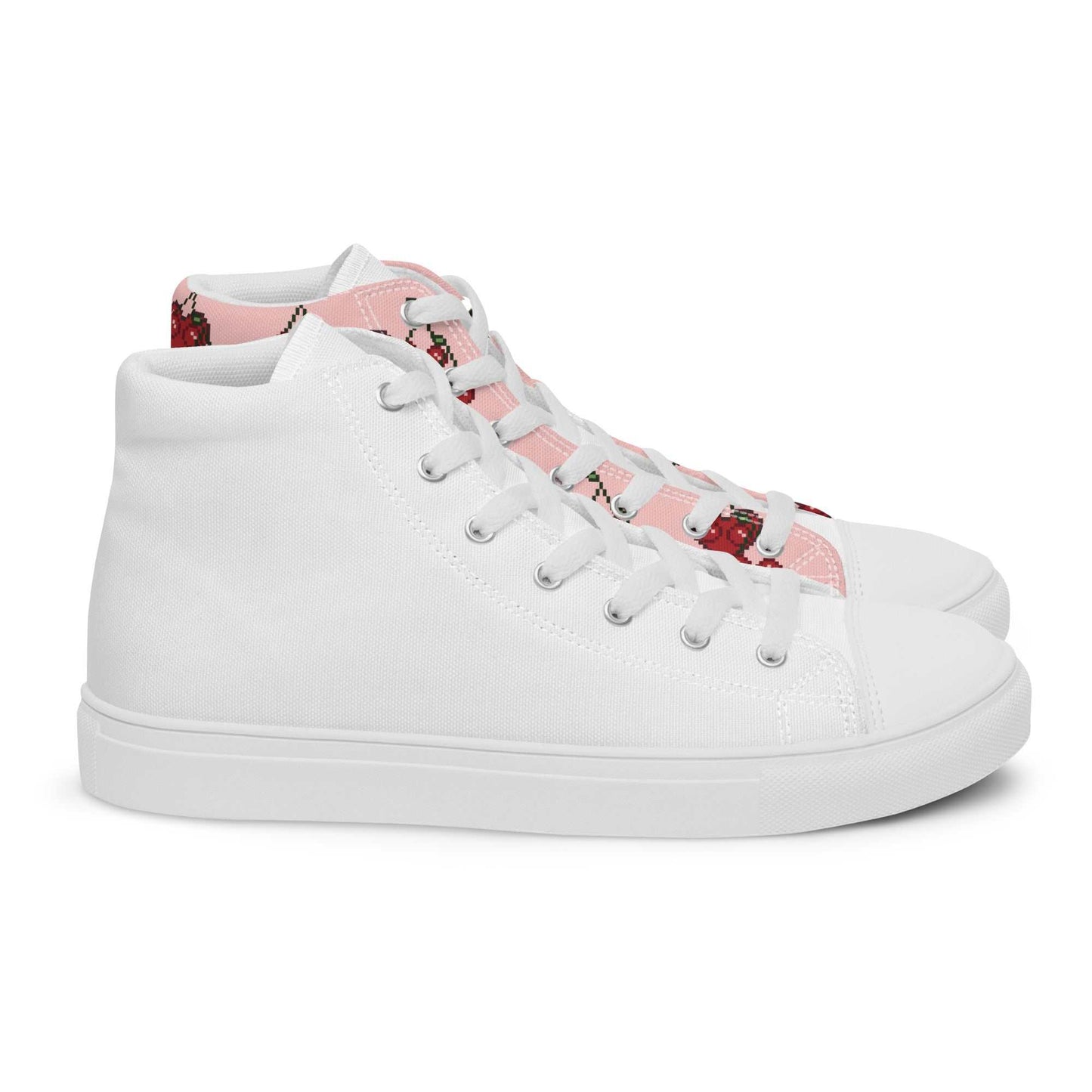 high top canvas shoes