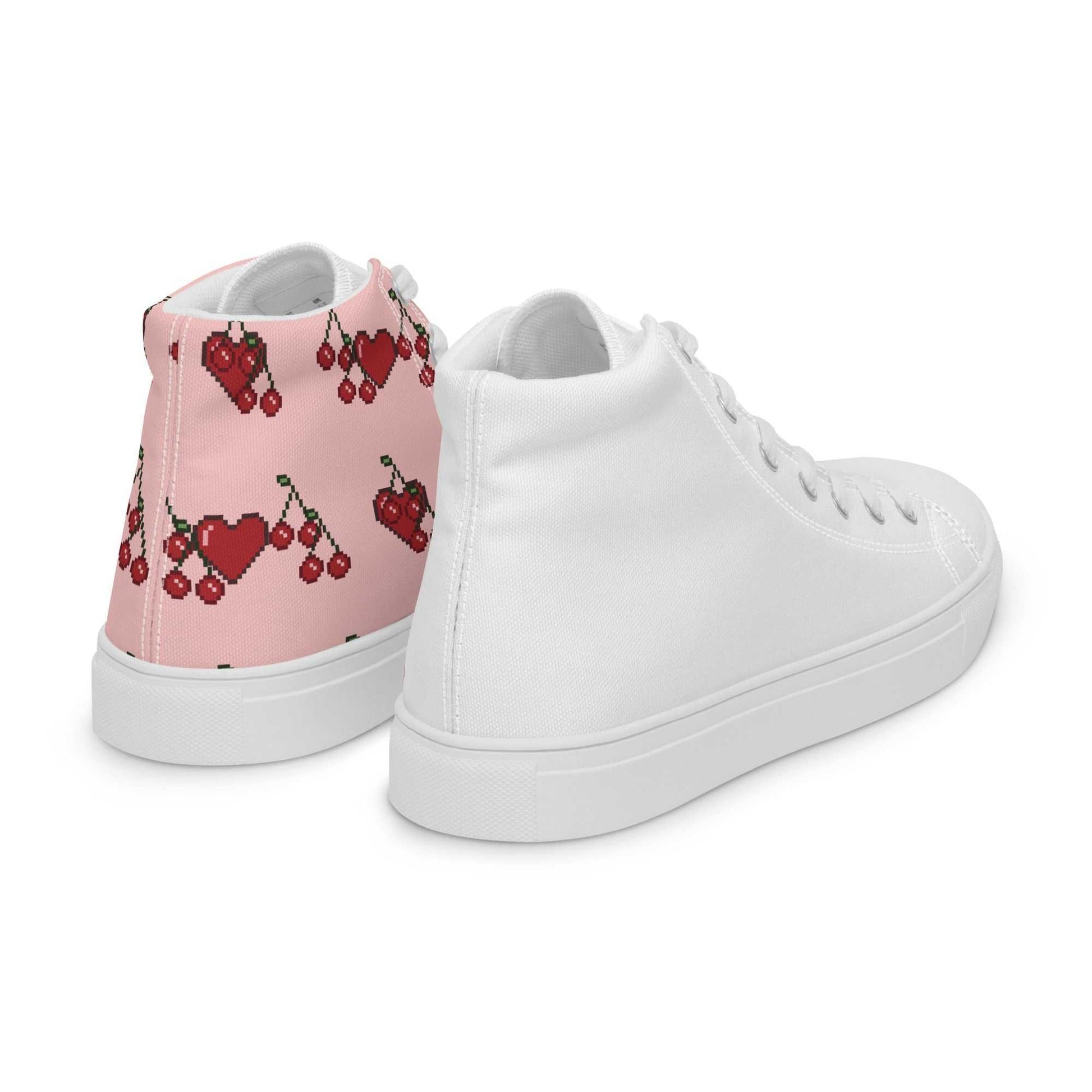 high top canvas shoes